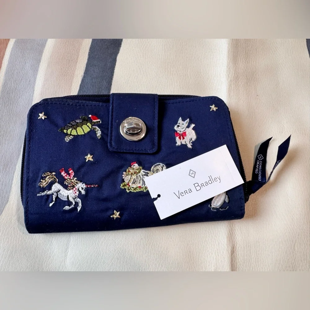 Vera Bradley Turnlock Wallet - Picture 8 of 11